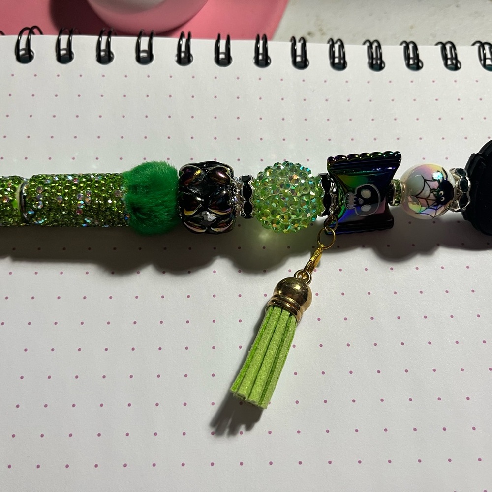 Custom Black and Green Pen